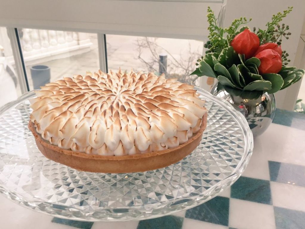 Family weekend at Coworth Park hotel: lemon tart ©Coworth Park