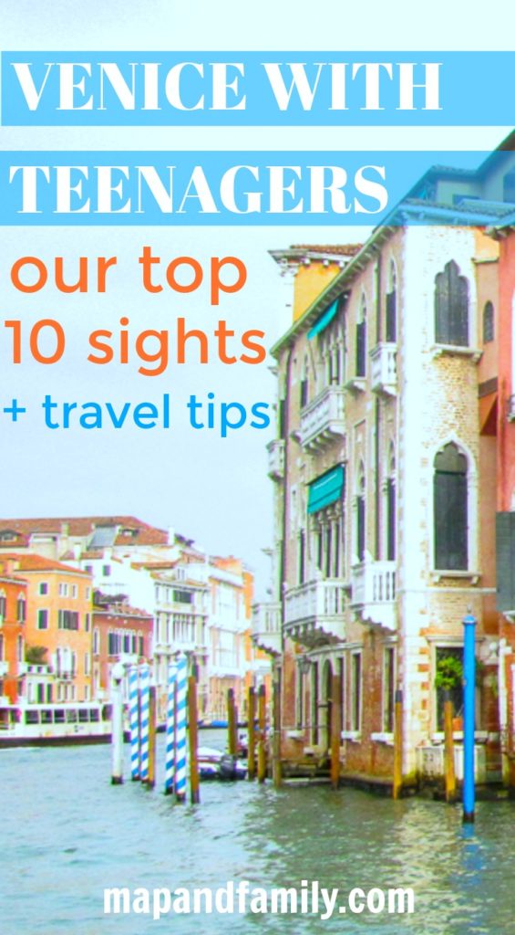Venice with teenagers: where to go and what to do in 3 days in Venice. Including when to go to beat the crowds, where we stayed and travel tips for getting around Venice mapandfamily.com 